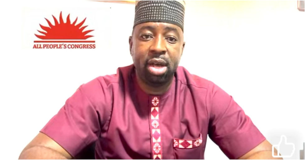 APC's Daramy Says SLPP’s Record Will Haunt Party’s 2028 Flagbearer