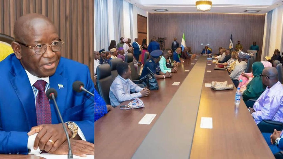 President Bio Swears In Five Newly Appointed Government Officials