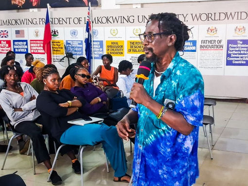 Playwright Haffner Challenges Students to Re-evaluate History To Unravel Their Future 