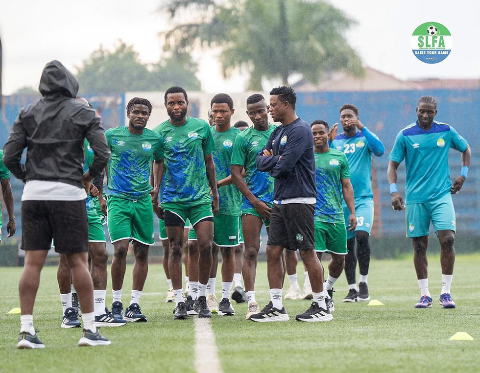 Leone Stars Kick Off Training in Bissau Ahead of Crucial World Cup Qualifier