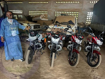 IGP Sellu Donates Four Motorbikes to Police in Northeast Region