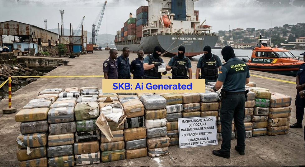 45,000kg Cocaine Seizure Poses Major Threat to Sierra Leone Stability