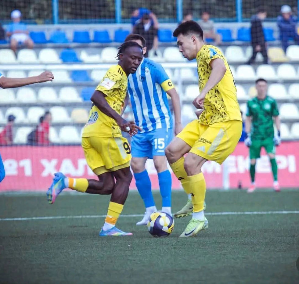 Fofanah Assists Buya Turay in FC Zhetysu's 2-1 Victory