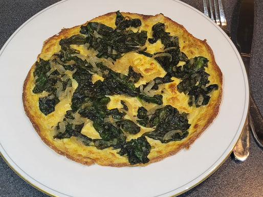 Wilted Spinach Omelette          (#1 Members Meals)