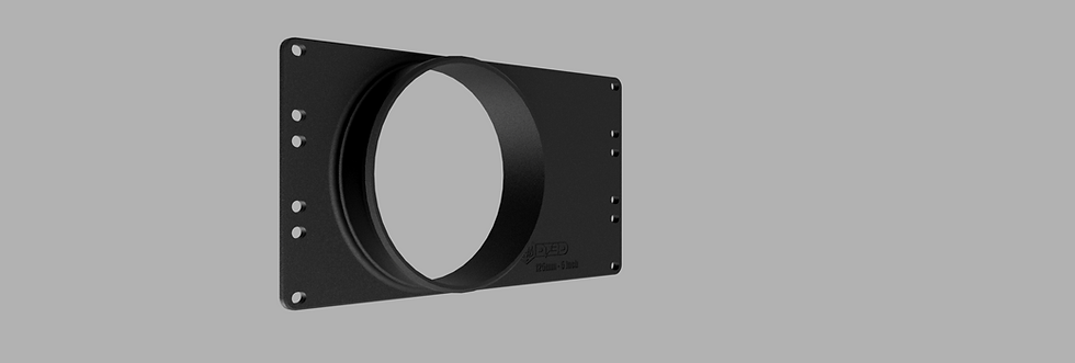 Thumbnail: Durable PETG 10-inch blanking panel, 125mm (5 Inch) duct port for bypass airflow reduction.