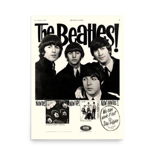 Car Tula Frontal De The Beatles - Rubber Soul - Portada