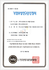 Institute certificate