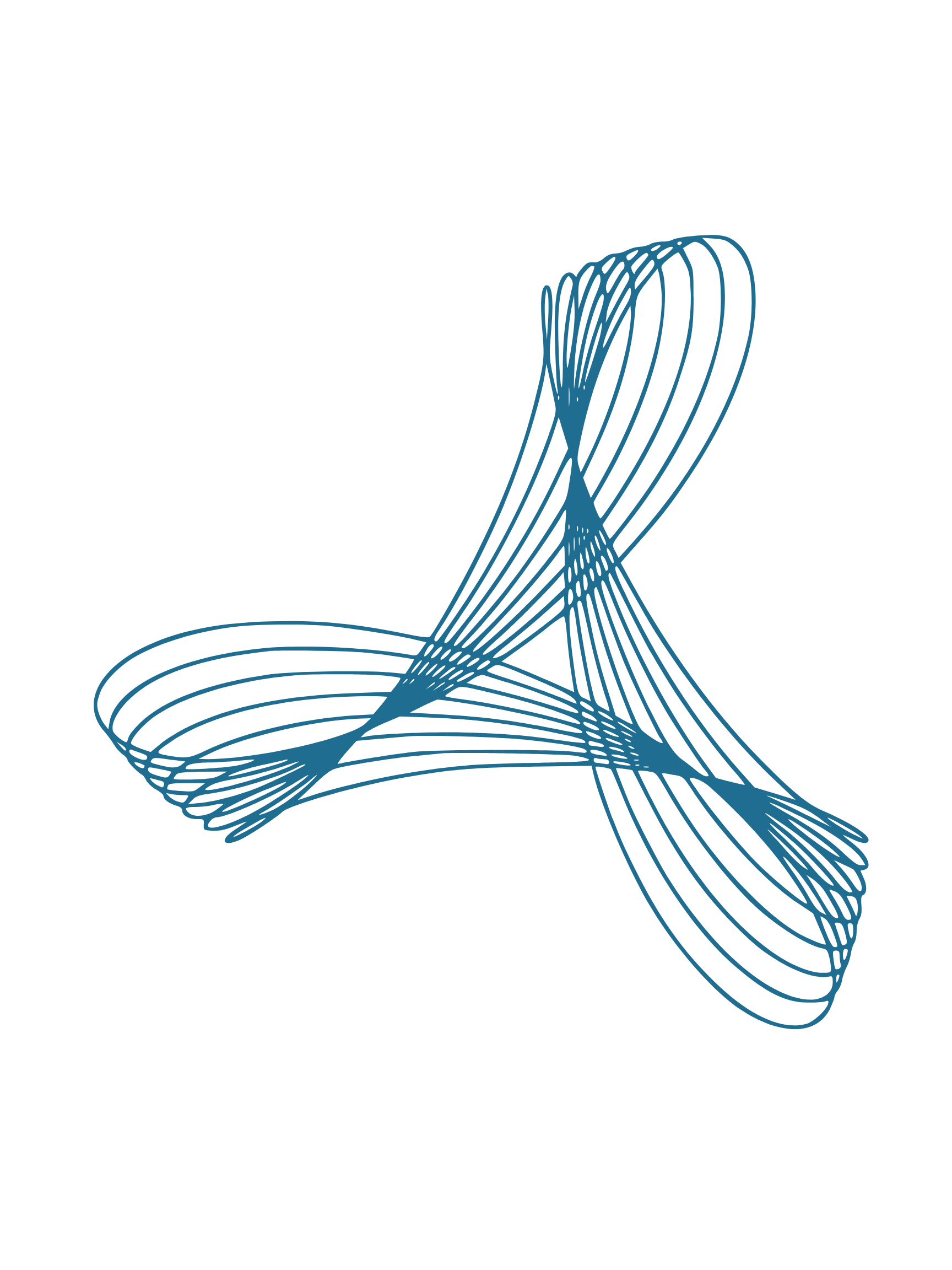 blue geometric shape