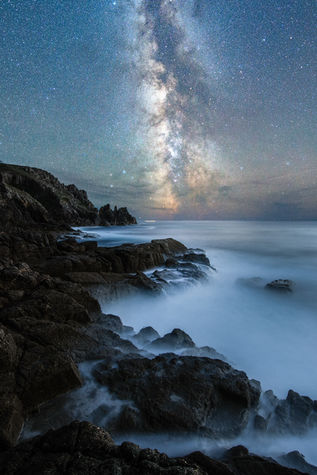 Nanjizal Cornwall Night Sky Milky Way