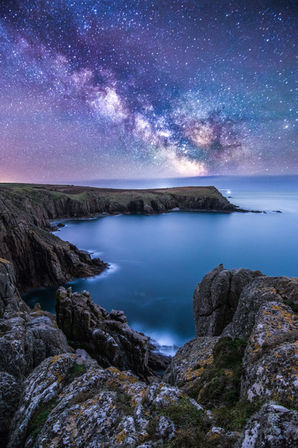 Nanjizal Cornwall Night Sky Milky Way