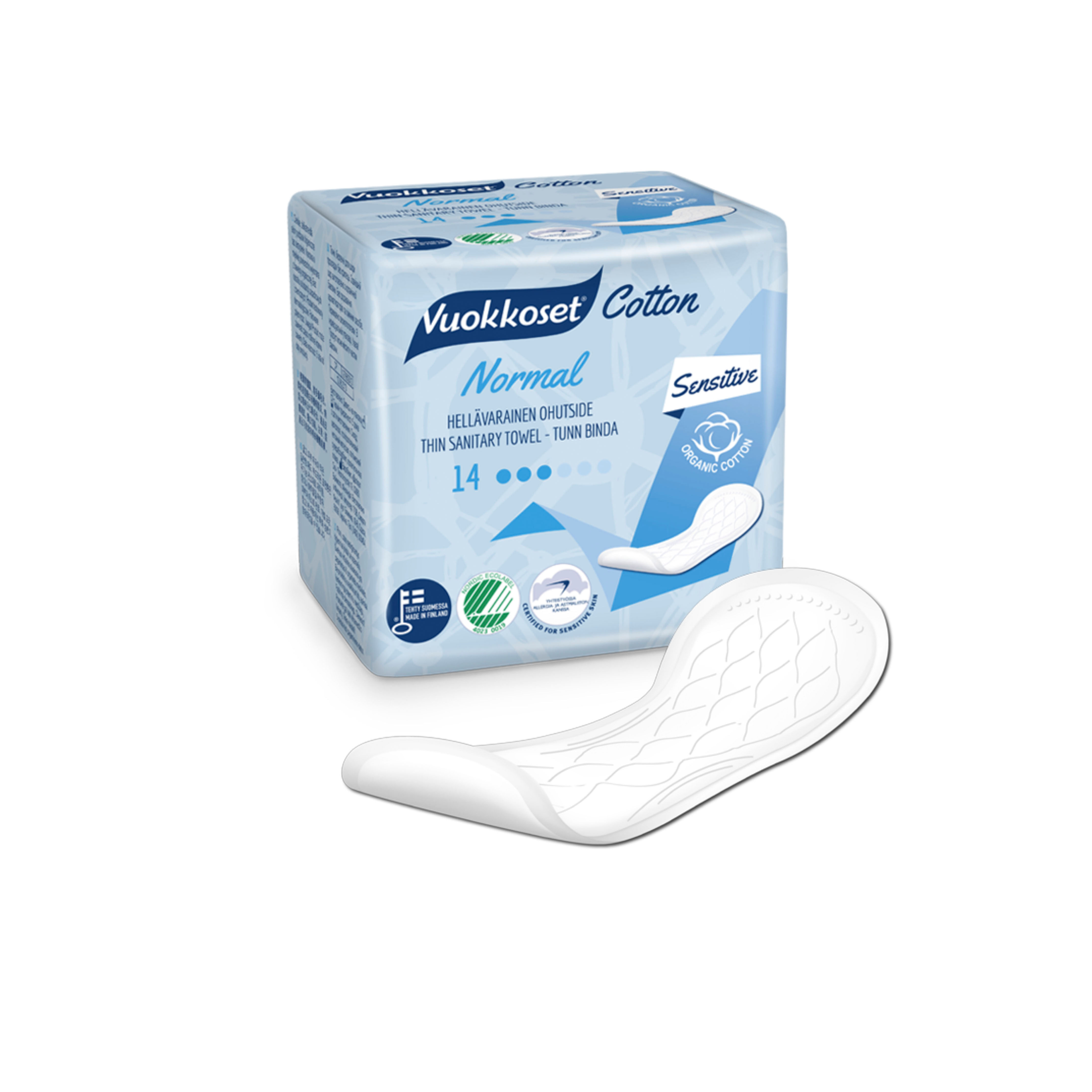 תחבושת הגיינית- ספיגה קלה-בינונית