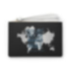 Pack Light. Trust God. Wander Boldly Travel Clutch Bag
