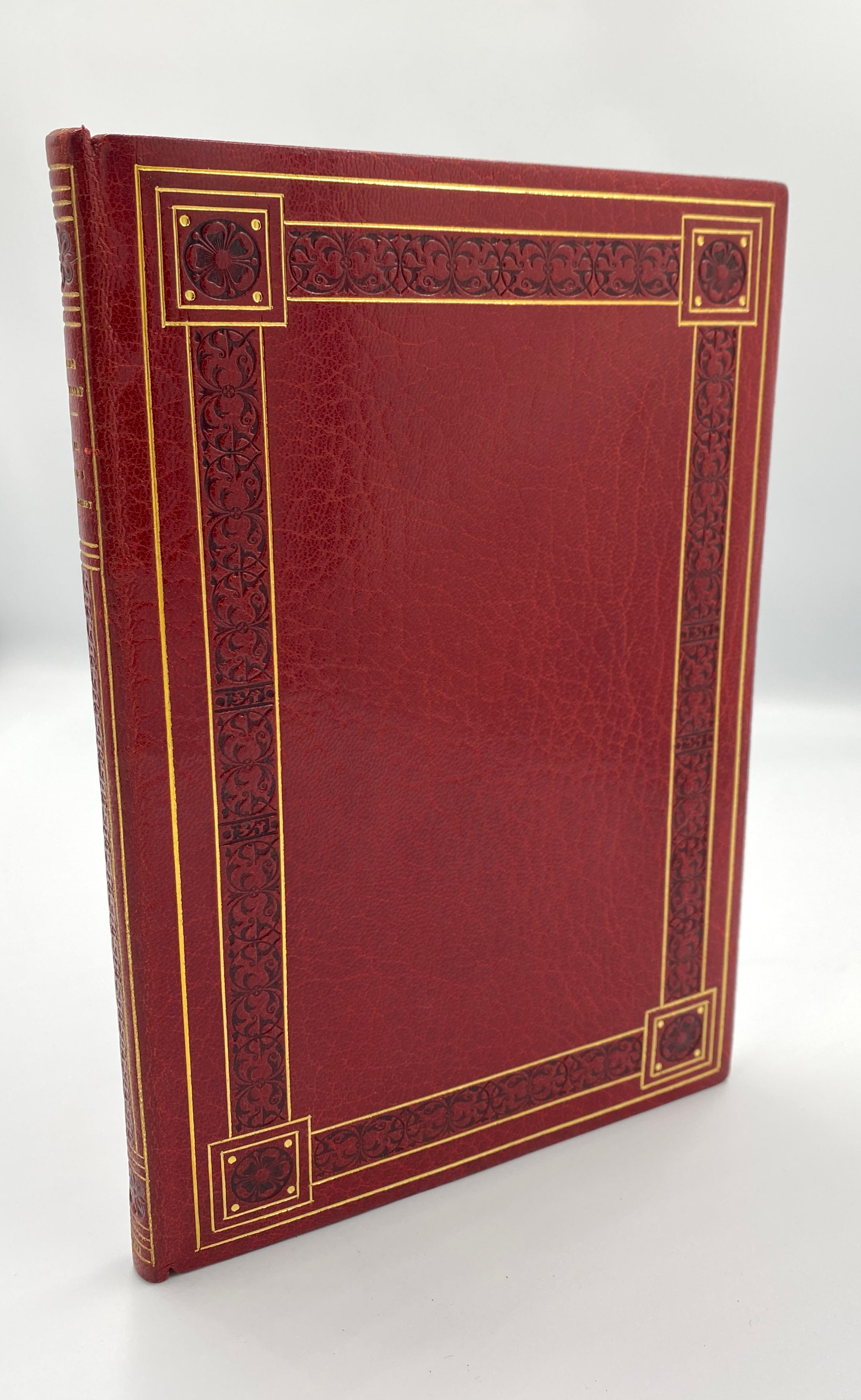 En plein maroquin décoré, signé par un Maitre Relieur