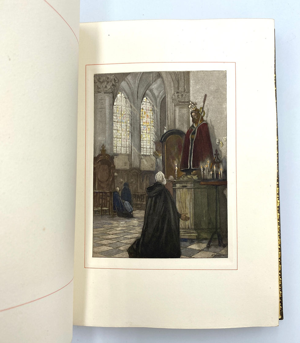 Miniature : Dans une remarquable reliure mosaïquée et signée