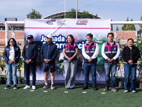 Realiza Lupita Cuautle jornada de reforestación en San Antonio Cacalotepec
