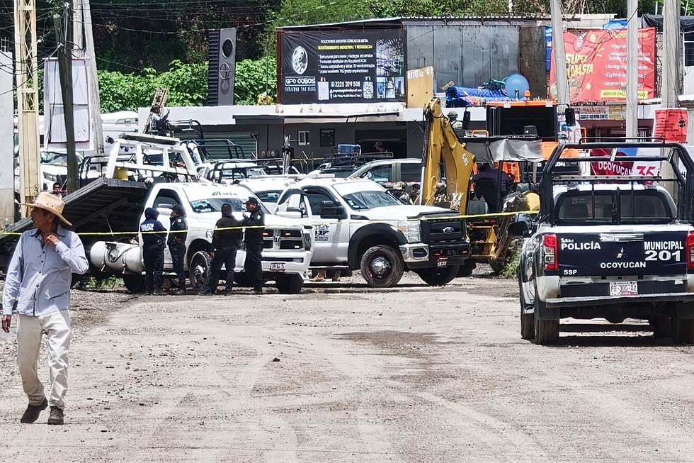 ¡Tragedia en el Atoyac! Buscan recuperar el cuerpo de un policía de Ocoyucan tras ser arrastrado por la corriente