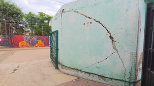 Falla geológica provoca daños en vivienda de Coronango
