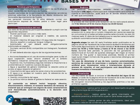Gobierno de Pepe Chedraui lanza convocatoria “Un Reel por el Agua”