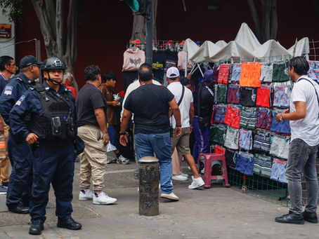 Retiran comercio informal en calles del Centro Histórico de Puebla