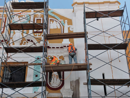 Renuevan la histórica Capilla de Nuestra Señora de los Gozos en el Centro Histórico de Puebla