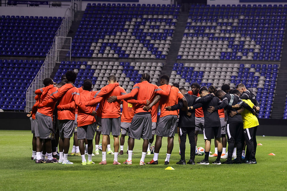 Ghana reconoce la cancha del Cuauhtémoc previo a su duelo ante México