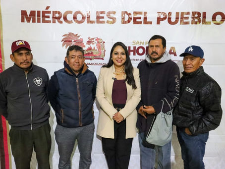 “San Pedro Cholula tiene una presidenta que sí escucha”: beneficiaria del Miércoles del Pueblo