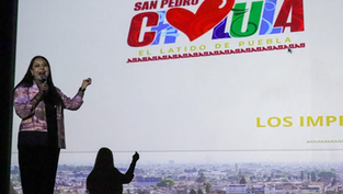 Presenta Tonantzin Fernández la plataforma digital visitcholula.mx