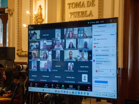 Aprueba Cabildo de Puebla realización de sesión extraordinaria el 9 de febrero