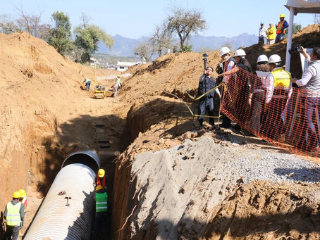 Con colector pluvial y drenaje, Gobierno Estatal previene contaminación en Zacatlán