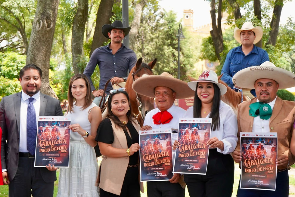 Con tradición y orgullo cholulteca, Tonantzin Fernández presenta la Cabalgata de Inicio de Feria