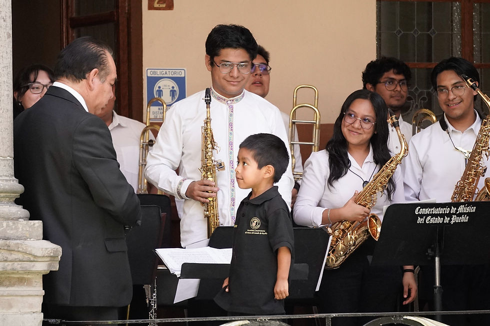 ¡Tiene 5 años y ya dirige orquesta! El talento poblano que sorprende a todos