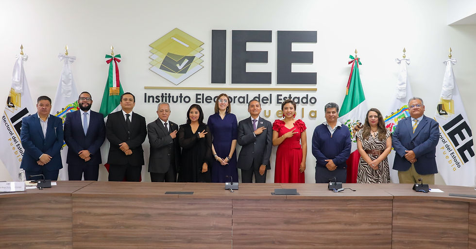 El Consejo General del IEE Puebla aprueba acuerdos clave para la preparación del proceso electoral estatal ordinario concurrente 2026-2027