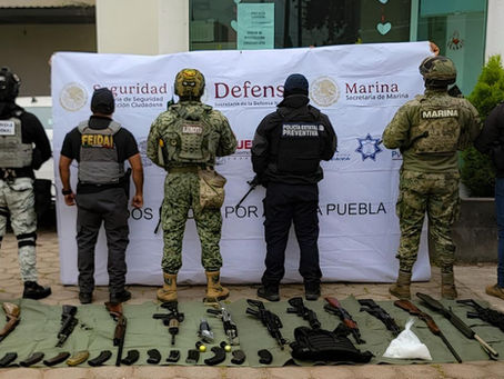 Coordinación interinstitucional permite asegurar inmueble con armamento y drogas