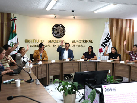 Confirma INE en Puebla acuerdo impugnado sobre negativa de registro de candidaturas