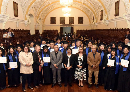Preside Rectora Lilia Cedillo graduación de la Maestría en Educación Superior, generación 2023-2025