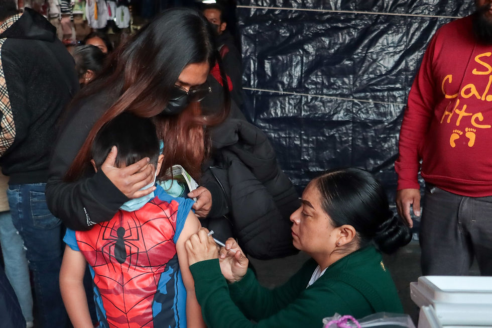 ¡Vacunación masiva en el Mercado Hidalgo! Aplicarán mil dosis contra el sarampión