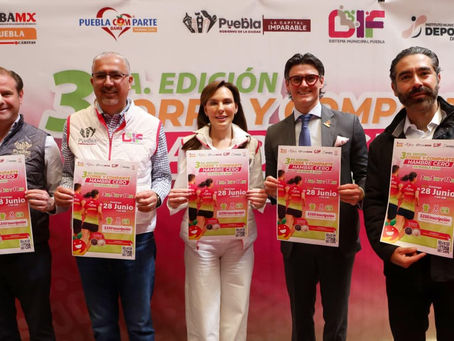 Presentan DIF Puebla Capital y Banco de Alimentos la Carrera “Corre y Comparte: Hambre Cero 2026”