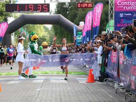 Gran éxito del Tercer Medio Maratón 2024 de la Ciudad de Puebla