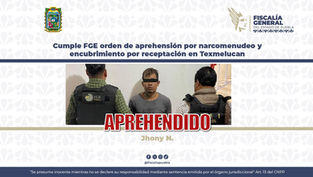 Cumple FGE orden de aprehensión por narcomenudeo y encubrimientopor receptación en Texmelucan