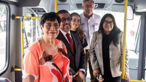 Impulsa Gobierno de Puebla la renovación del transporte público con entrega de 42 nuevas unidades