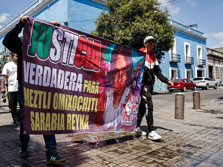 Nueva manifestación de la UPVA 28 de Octubre provoca caos vial en el Centro Histórico de Puebla