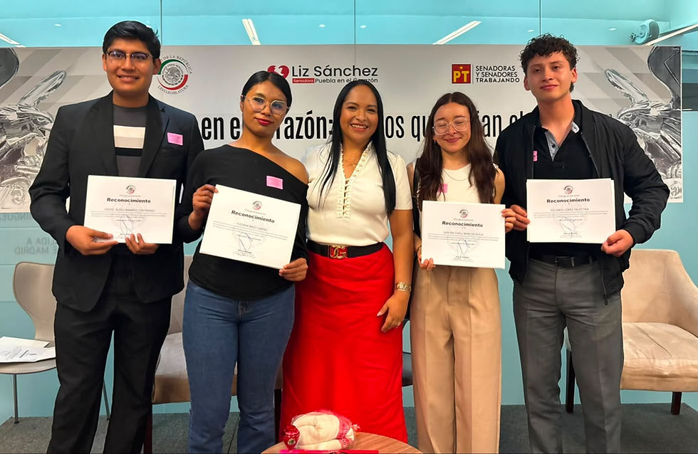 Reconoce Liz Sánchez el talento y compromiso social de la niñez y juventud poblana