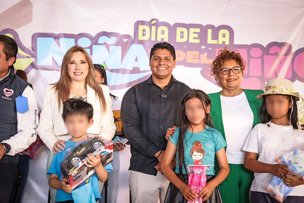 Cuautlancingo celebra el Día del Niño con la entrega de 20 mil juguetes
