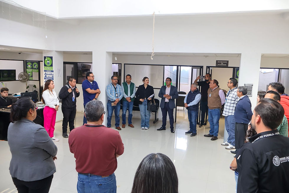 Presidente del Consejo de la Judicatura supervisa juzgados de Tetela, Chignahuapan y Zacatlán