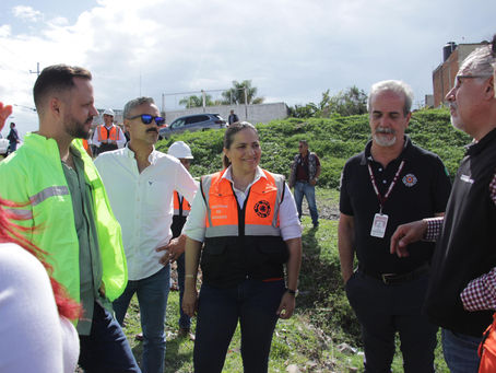 Supervisa Gobierno de la Ciudad labores de desazolve y limpieza en el Vaso Regulador Puente Negro