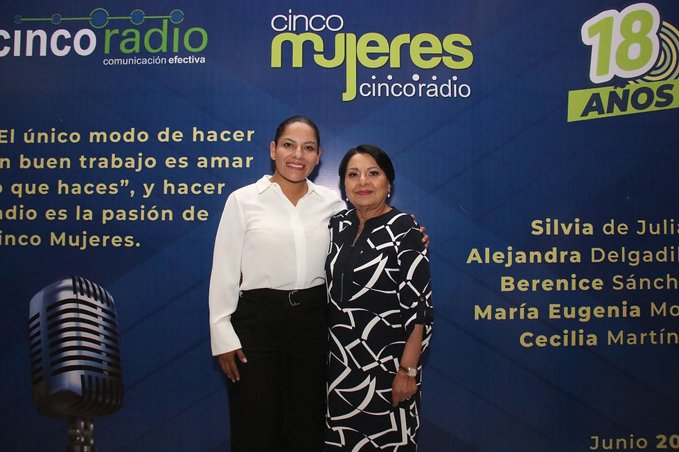 “Cinco Mujeres” celebra 18 años al aire y Lupita Cuautle se une a la fiesta con emotivo mensaje