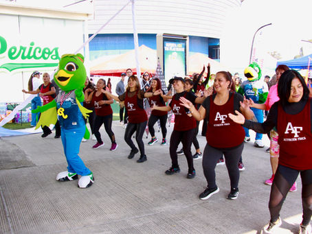 Participan activadoras físicas del IMDP en feria gratuita “Safe por la salud”