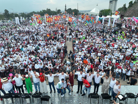 Arrasan Sheinbaum, Armenta y Chedraui en Puebla