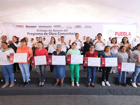 Gobierno de Puebla concreta 41 proyectos de obra comunitaria en Xicotepec