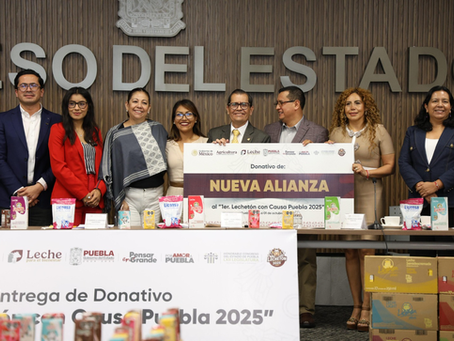 En Puebla nadie está solo, afirma Laura Artemisa en Lechetón con Causa 2025